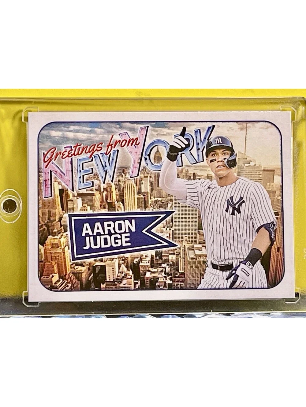 Aaron Judge RARE INVESTMENT CARD TOPPS YANKEES MVP MINT Free Magnetic Case!!